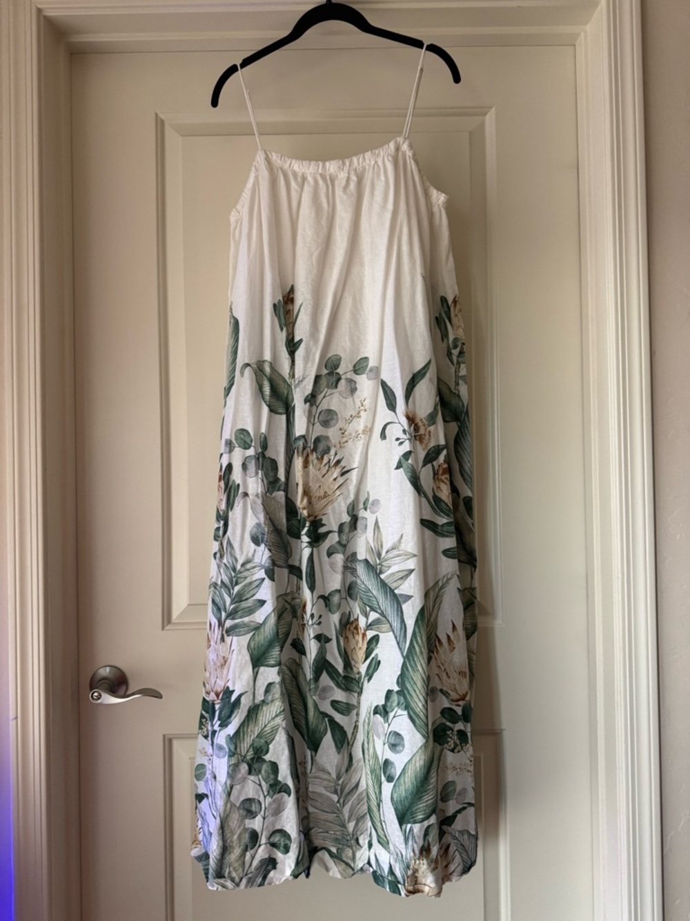 H&M Floral Maxi Dress – Size L (Oversized Fit, NWOT)